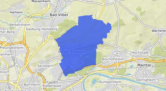 Bodenrichtwertkarte Frankfurt am Main Bergen Enkheim